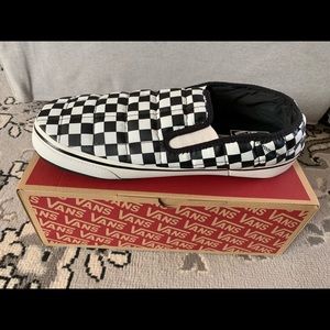 Vans slip-er checkerboard- size XL 11-13